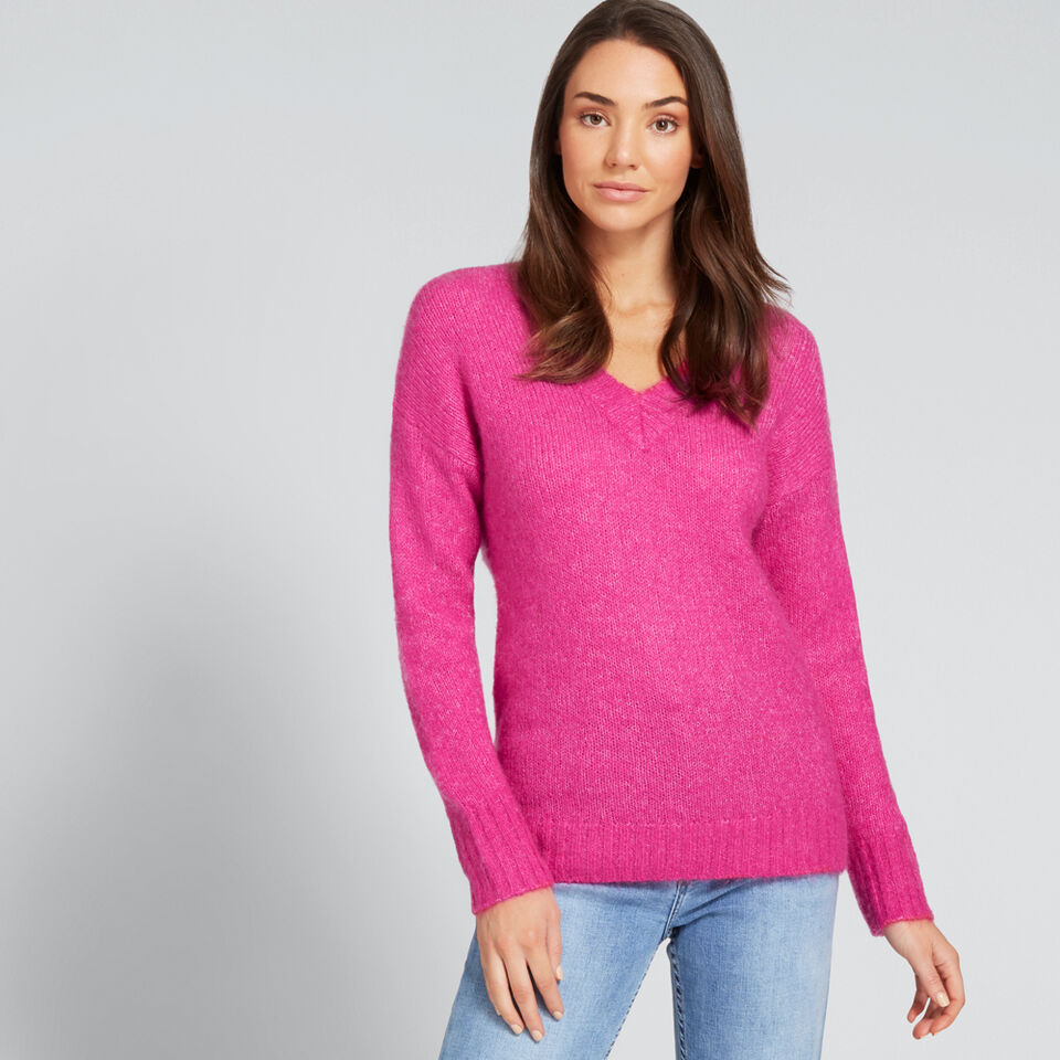 V Neck Neat Sweater  