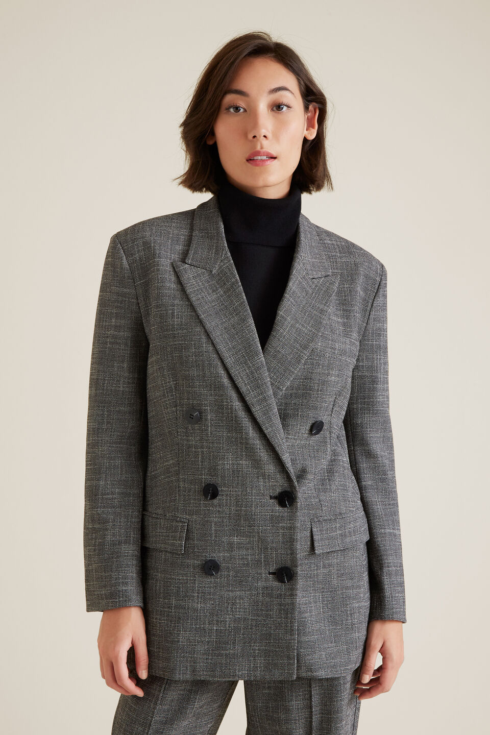 Textured Blazer  