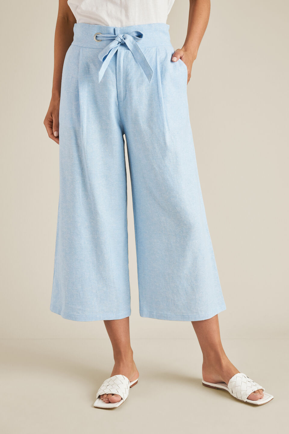 Crop Wide Leg Pant  