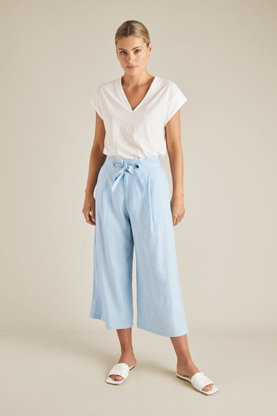 Crop Wide Leg Pant  