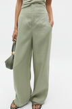 Core Linen Waisted Pant  Pale Olive  hi-res