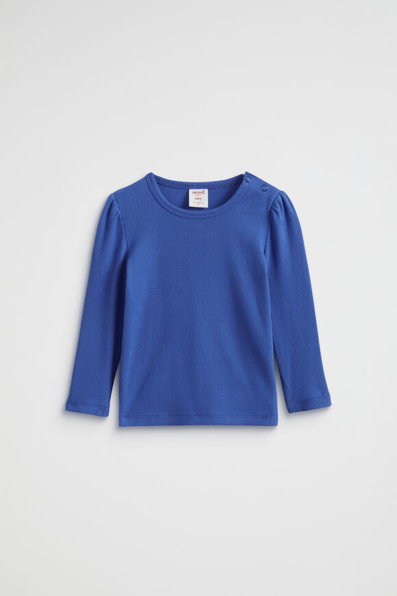 Core Rib Tee  Cobalt Blue  hi-res