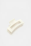 Rectangle Hair Claw  Cloud Cream  hi-res