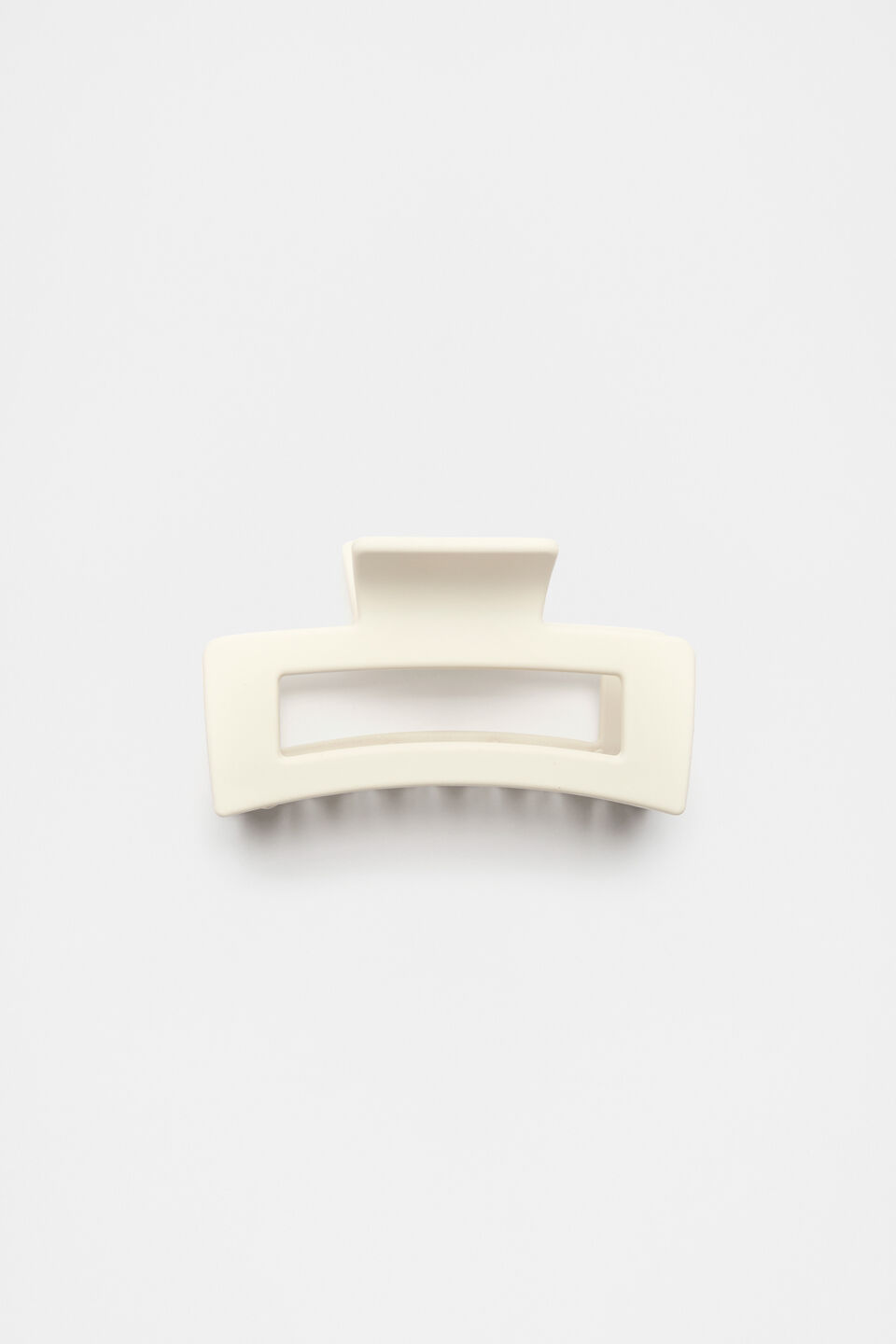 Rectangle Hair Claw  Cloud Cream