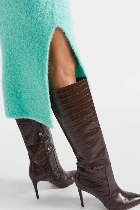 Boucle Knit Midi Skirt  Opal Marle  hi-res
