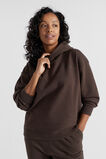 Fleece Boyfriend Hoodie  Dark Espresso  hi-res
