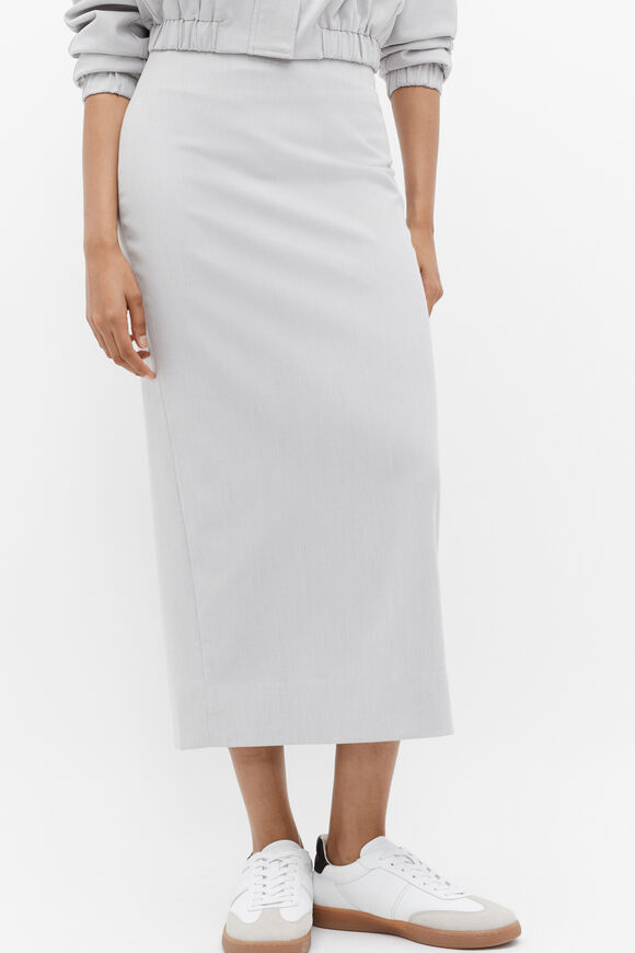 Pencil Midi Skirt  Silver Crossdye  hi-res