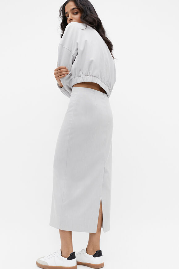 Pencil Midi Skirt  Silver Crossdye  hi-res