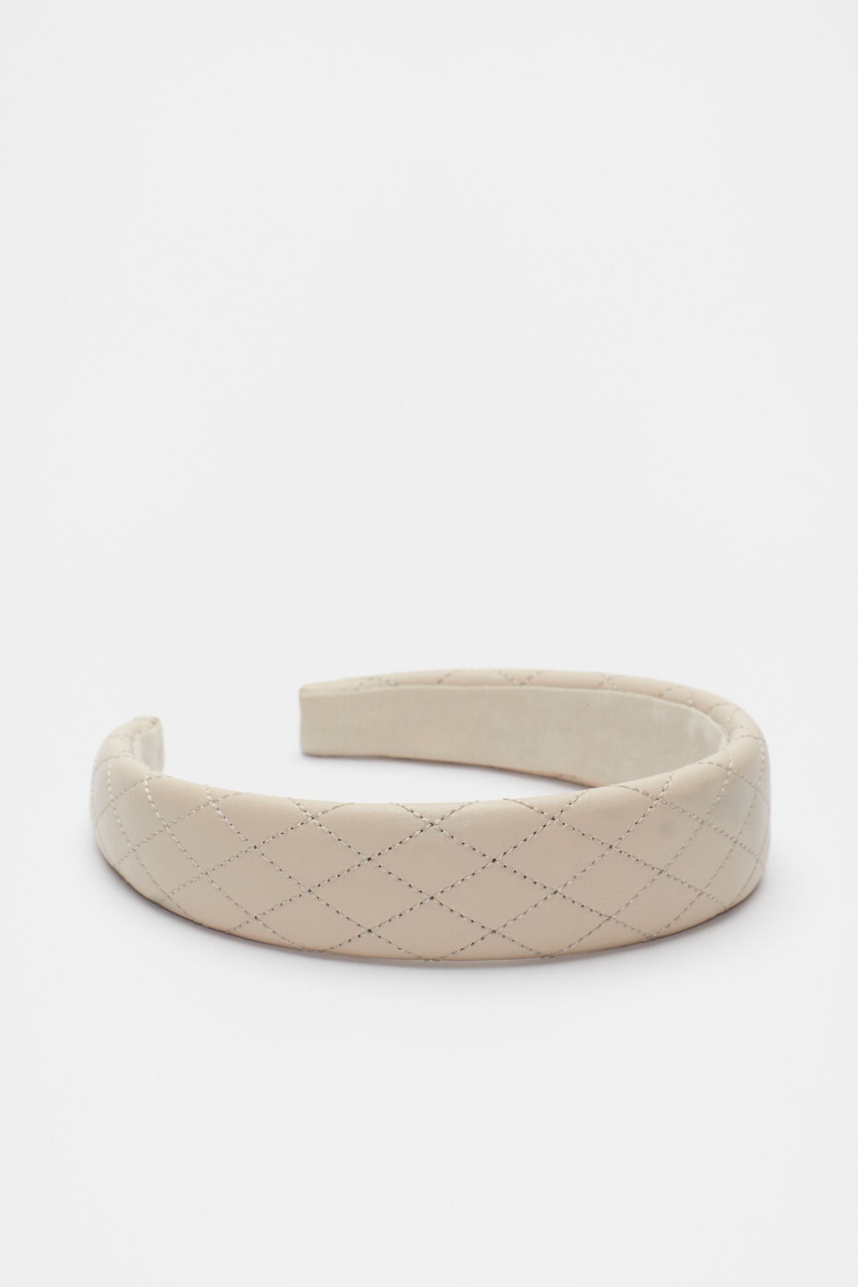 Quilted Headband  Cloud Cream