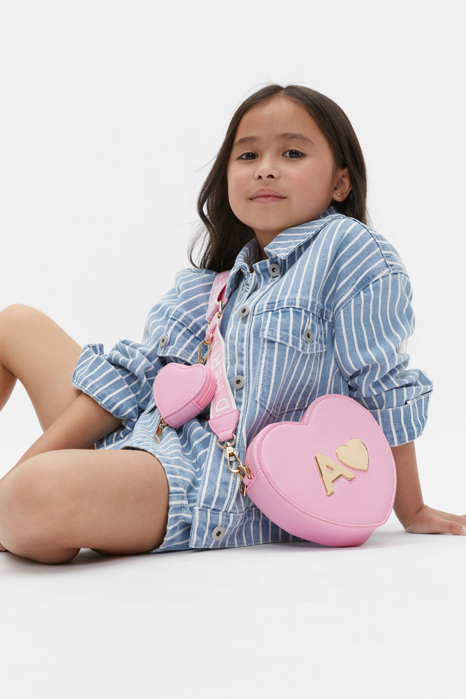 Heart Initial Bag  F