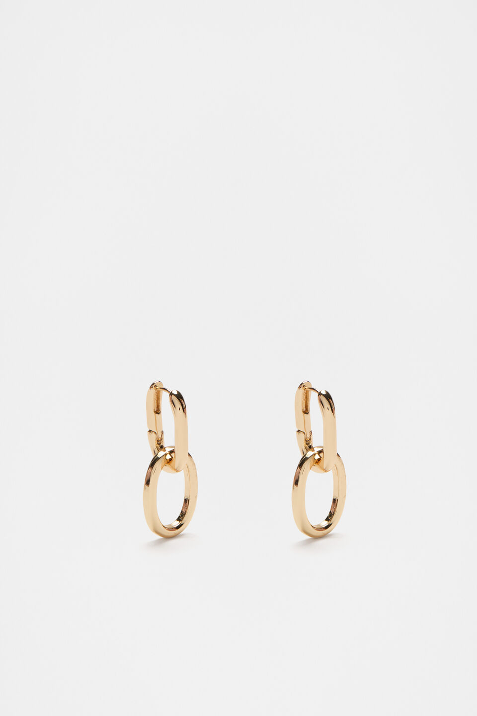 Linked Drop Earring  Gold