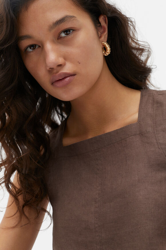 Textured Hoop  Gold  hi-res