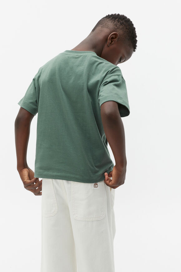 Core Oversized Logo Tee  Khaki  hi-res