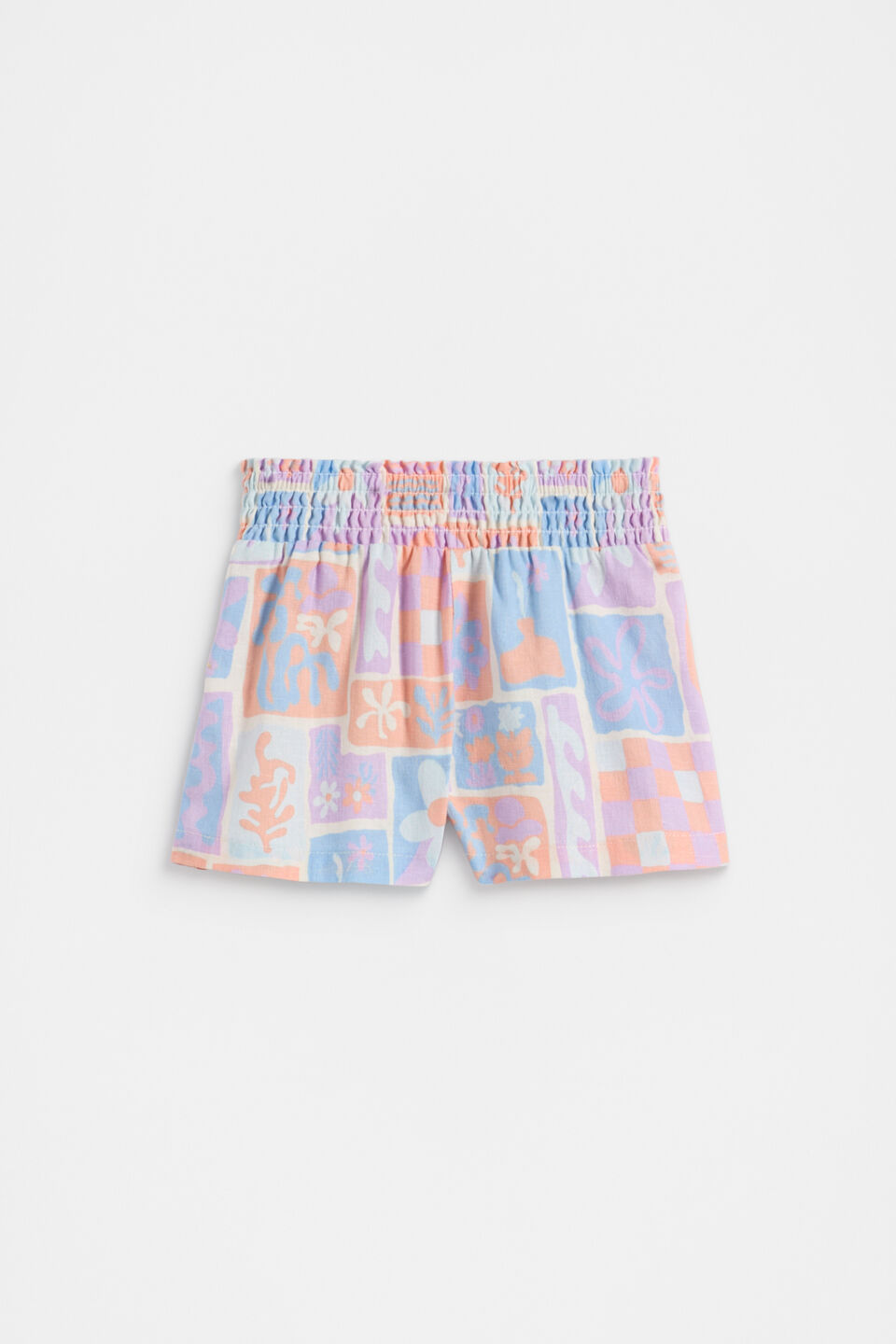 Abstract Print Short  Milk