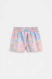 Abstract Print Short  Milk  hi-res