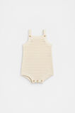 Textured Knit Romper  Nb Canvas  hi-res