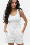 Australian Cotton Rib Tank  Whisper White  hi-res