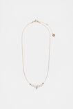 Fine Pearl Initial Necklace  P  hi-res