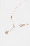 Fine Pearl Initial Necklace  P  hi-res