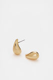 Mini Curved Stud  Gold  hi-res