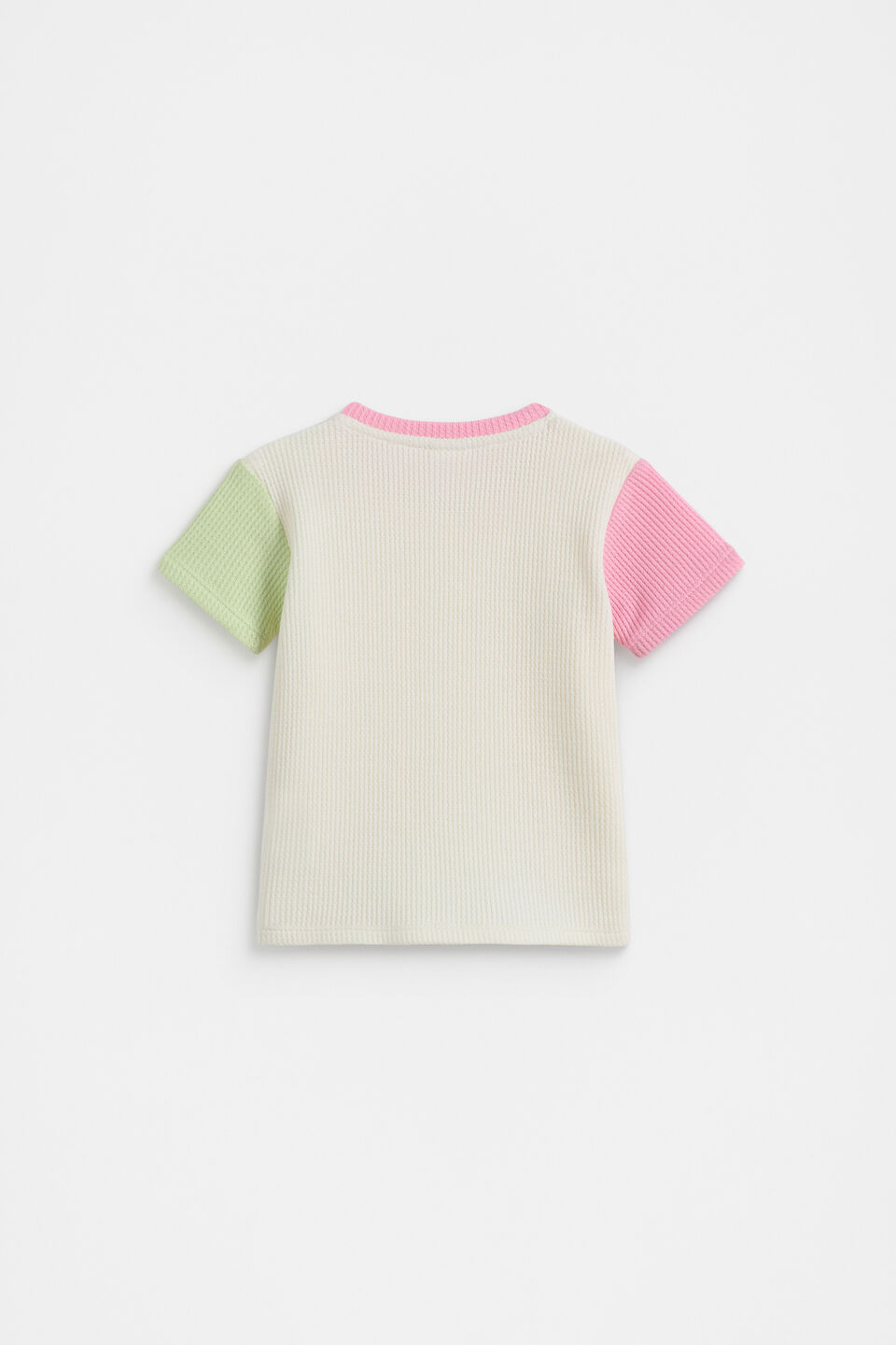 Colourblock Tee  Milk
