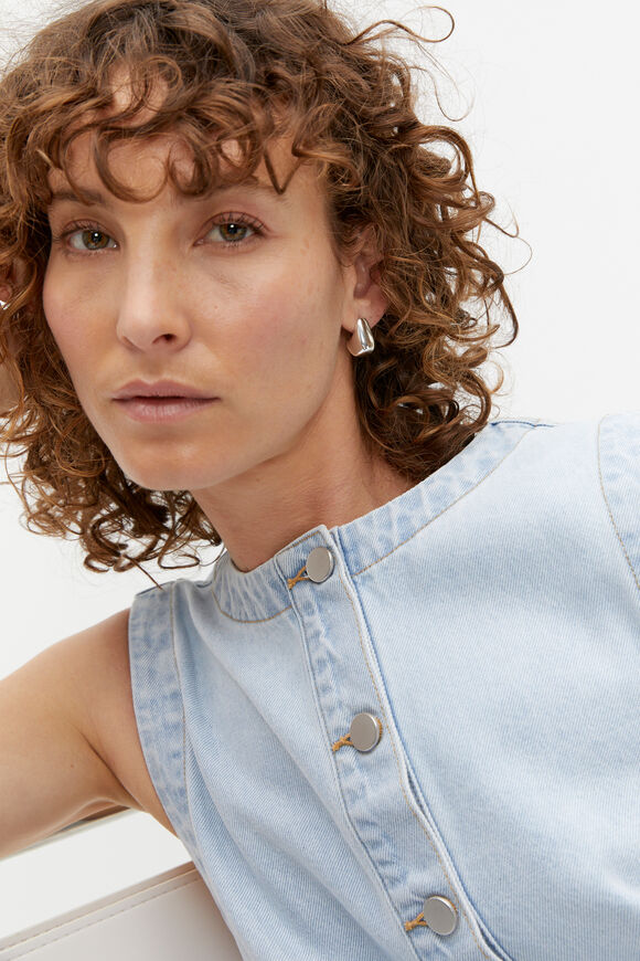 Angular Hoop  Silver  hi-res