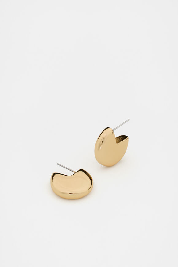 Semi Orb Hoop  Gold  hi-res