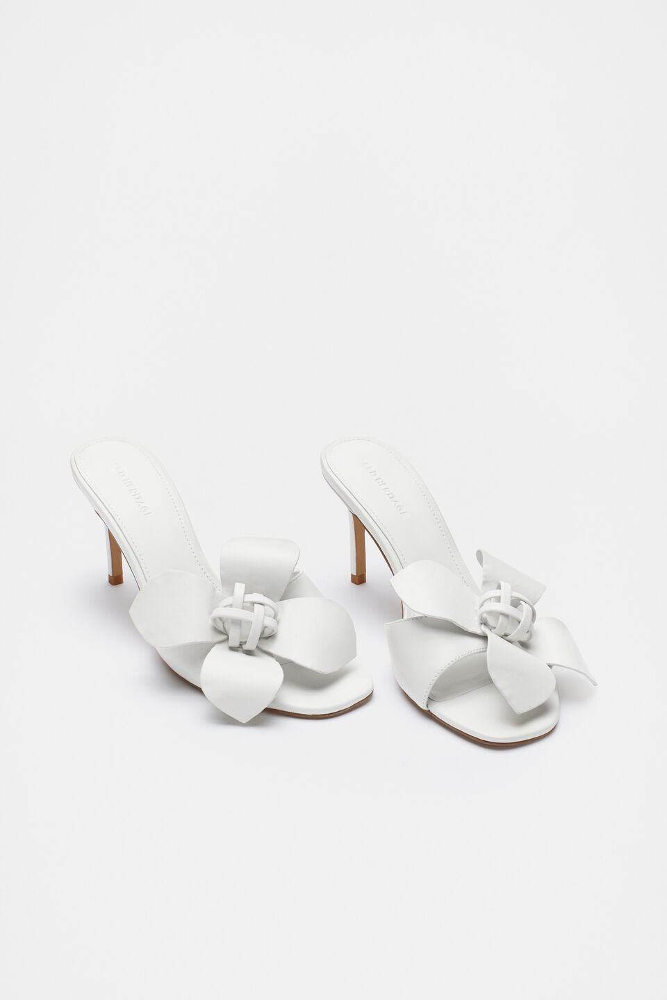 Kaia Flower Heel  White
