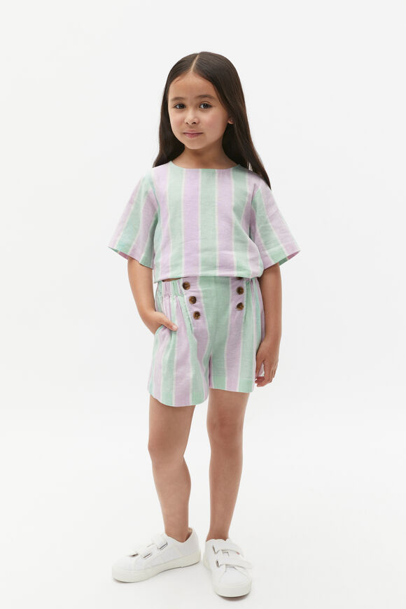 Stripe Shell Top  Multi  hi-res