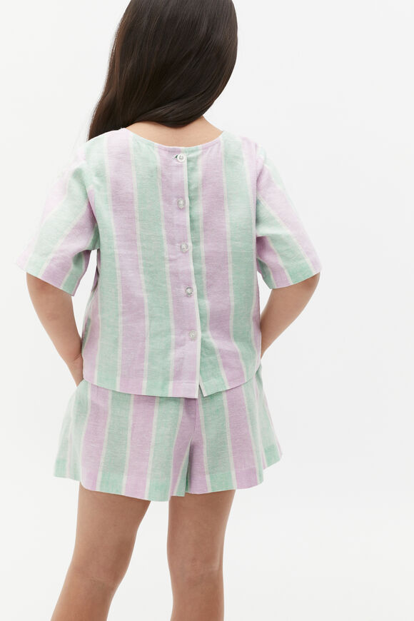 Stripe Shell Top  Multi  hi-res