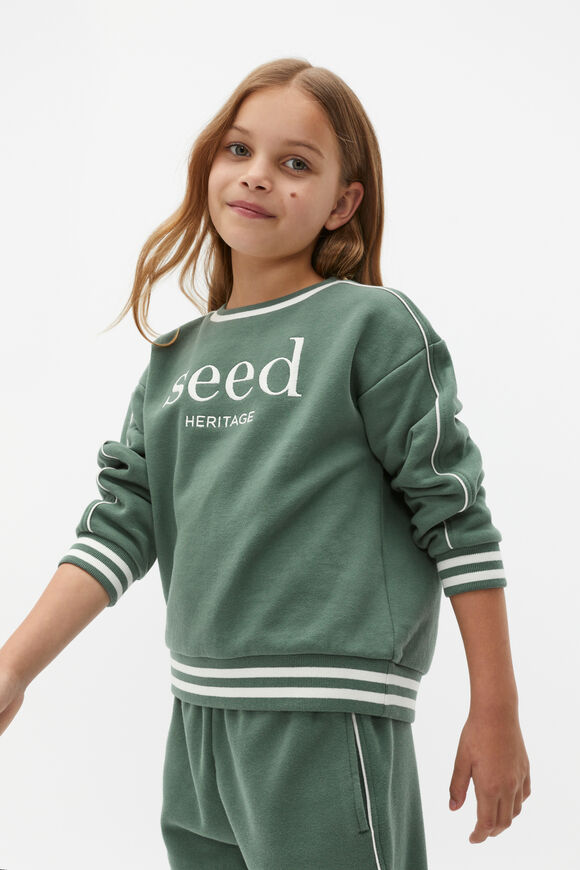 Core Logo Sweat  Khaki  hi-res