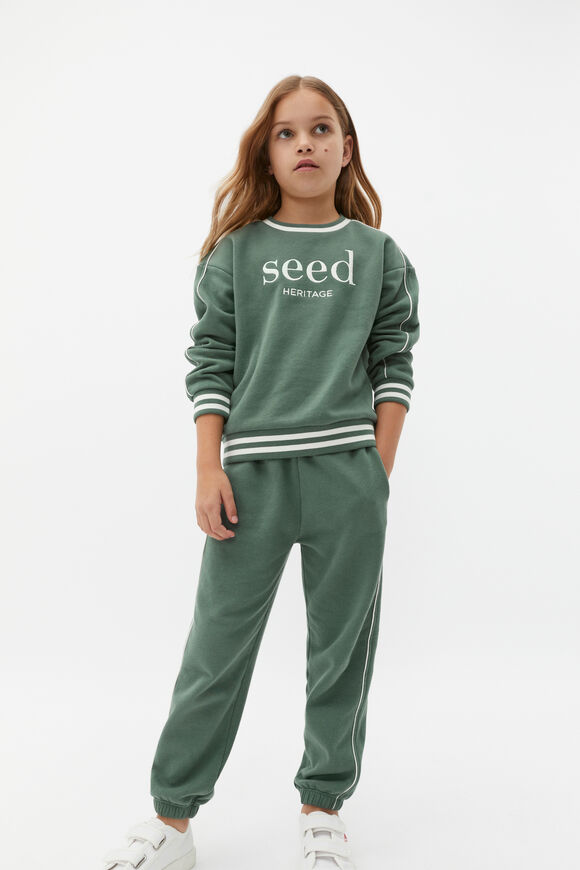 Core Logo Sweat  Khaki  hi-res