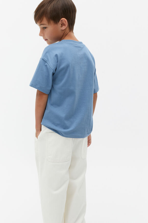 Core Oversized Logo Tee  Washed Blue  hi-res