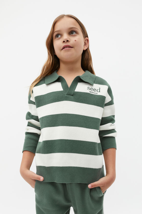 Essential Knit Sweater  Khaki  hi-res
