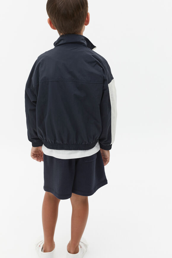 Logo Spray Jacket  Midnight Blue  hi-res