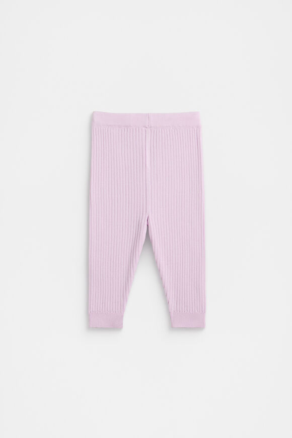Rib Knit Legging  Soft Lilac  hi-res