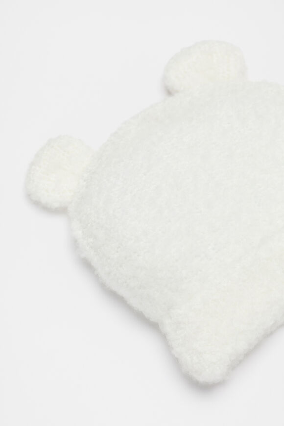 Boucle Knit Logo Beanie  Nb Canvas  hi-res