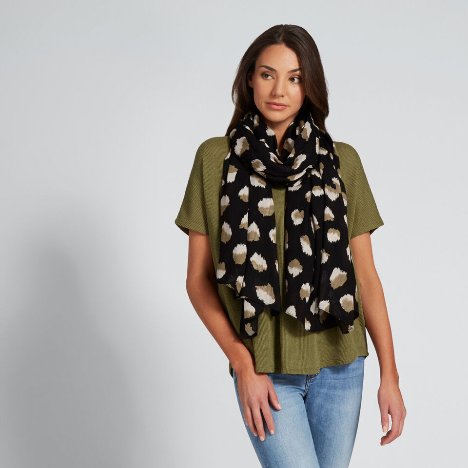 Abstract Ocelot Scarf  