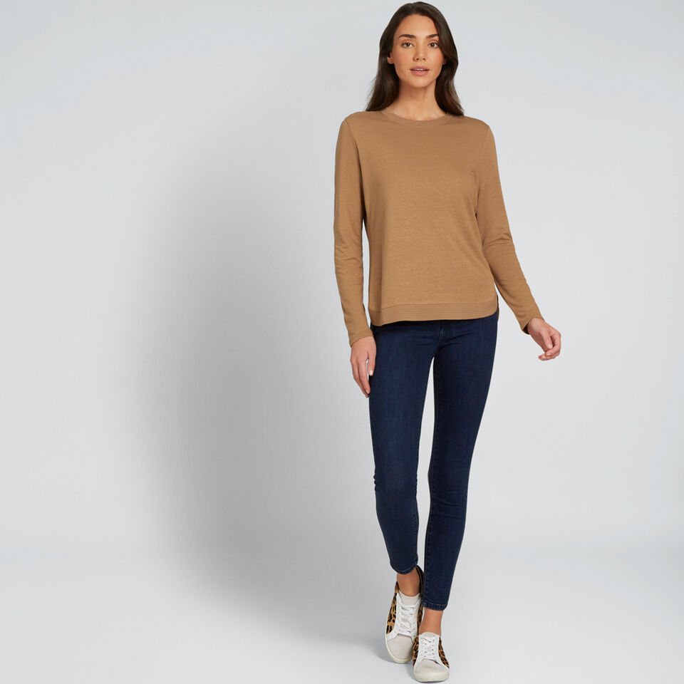 Linen Blend Top  