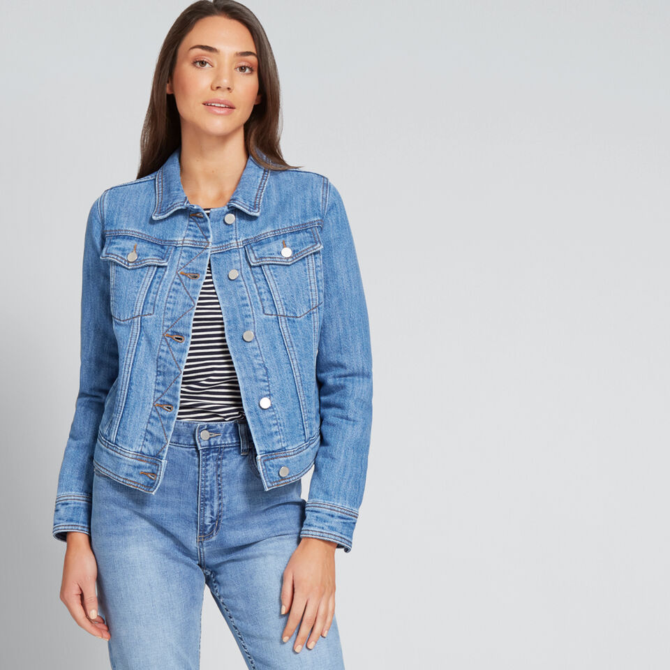 Terry Denim Jacket  