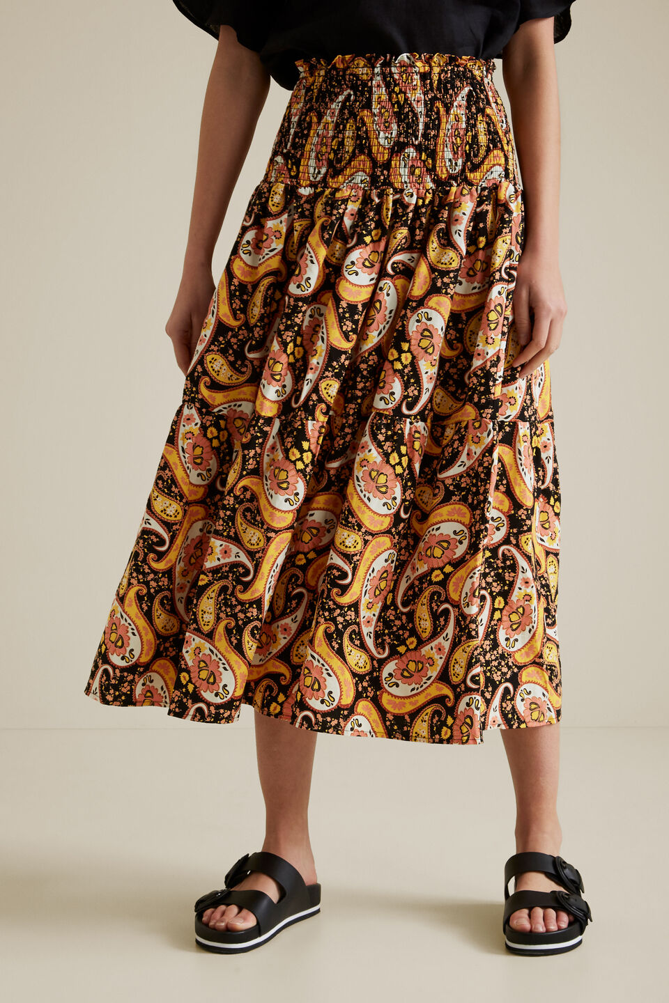 Resort Paisley Skirt  