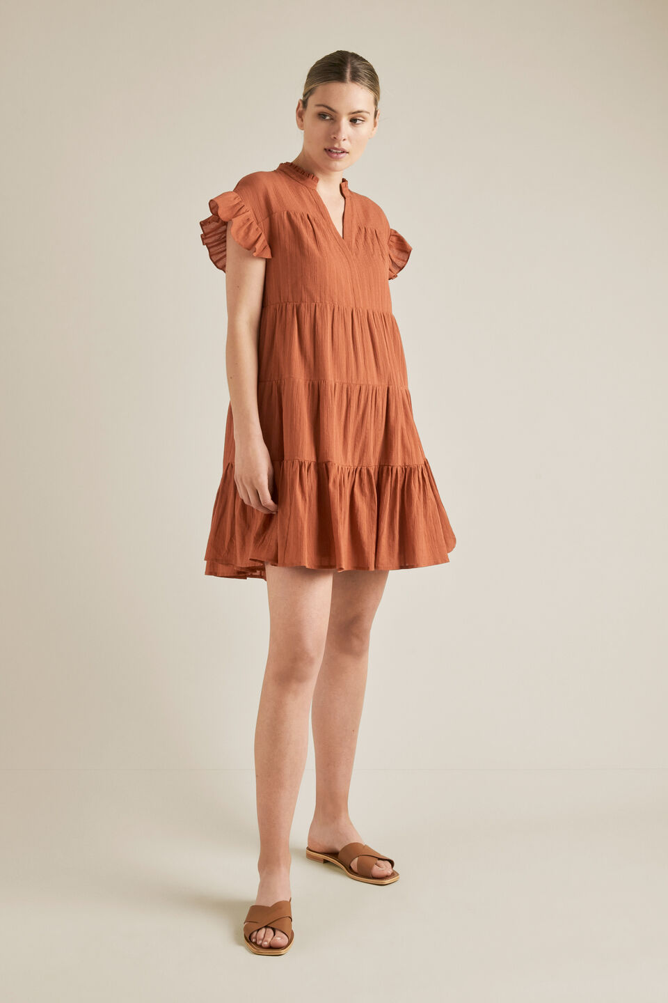 Tiered A-Line Dress  