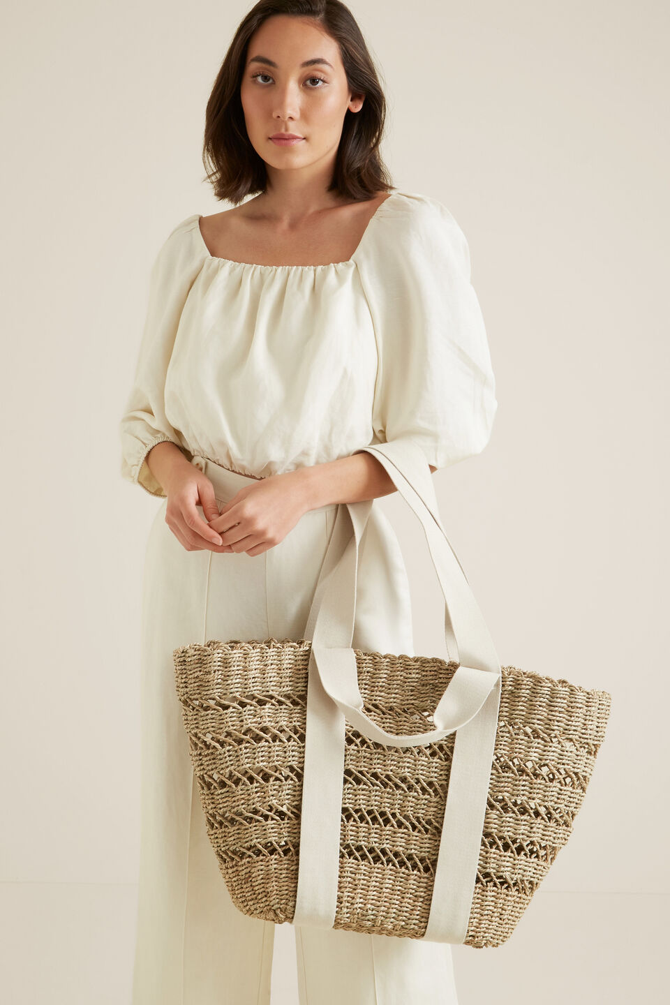 Straw Tote  