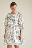 Tiered Spot Dress    hi-res