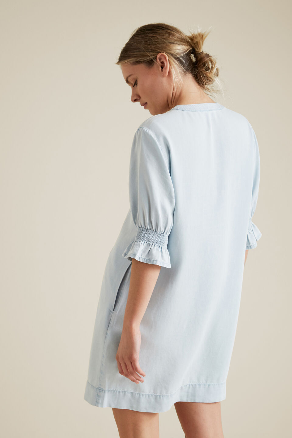 Tencel Shift Dress  