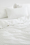Alba Queen Duvet Cover  Black Stripe  hi-res