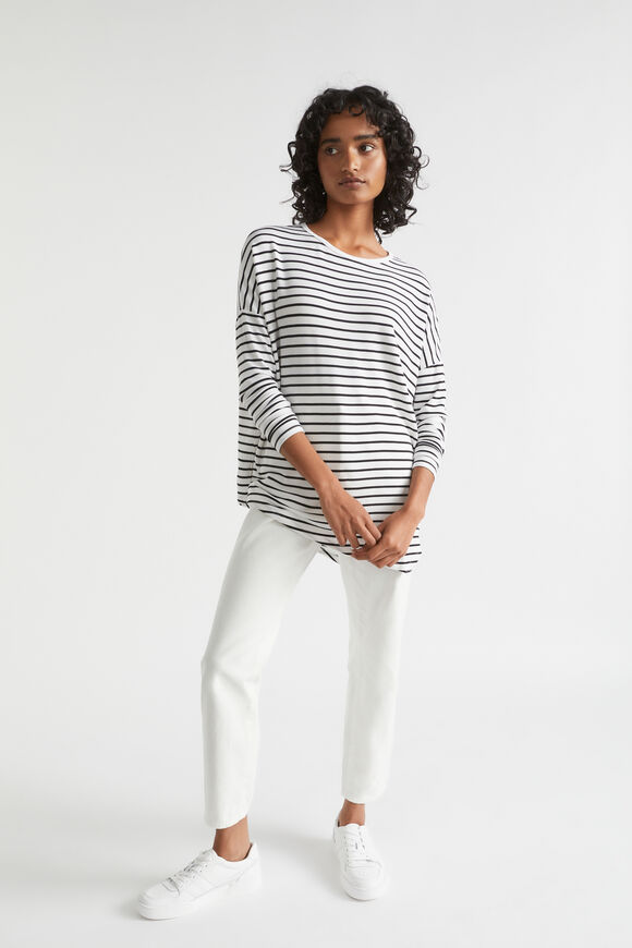 Core Asymmetrical Top  Mono Stripe  hi-res