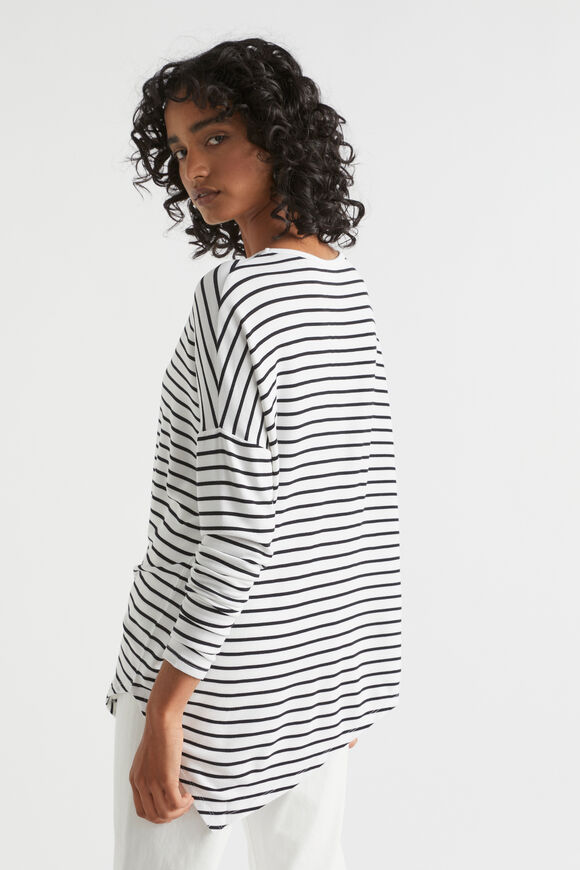 Core Asymmetrical Top  Mono Stripe  hi-res