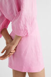 Core Linen Mini Skirt  Pink Gin  hi-res