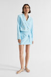 Cropped Blazer  Shimmer Blue  hi-res